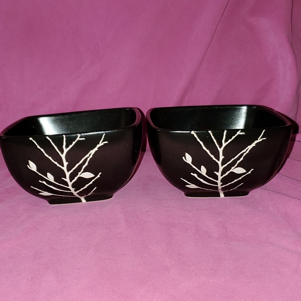 Soho Loft Fall Branch Design Bowl Set of 2